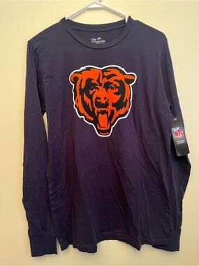 Majestic Chicago Bears/Caleb Williams #18 Long Sleeve Tee